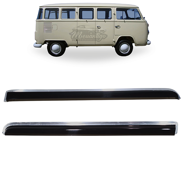 Calha Com Friso Em Alumínio Kombi Clipper De 1976 A 2004