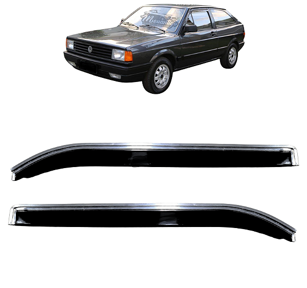 Calha Com Friso Em Alumio Vw Gol Voyage Parati De 1980 A 1987