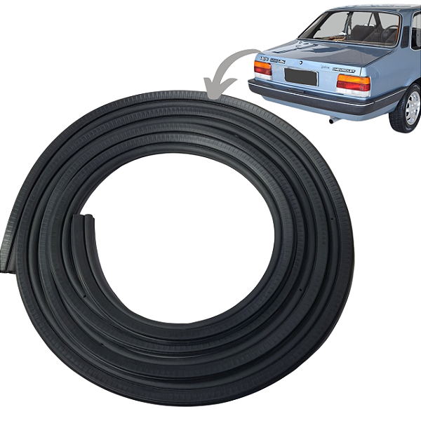 1 Borracha Guarnição Porta Malas Vedação Chevette 1973 A 92