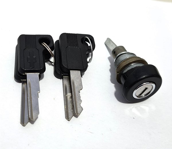 Cilindro Miolo Porta Mala Com Chave Opala 84 A 92 Preto