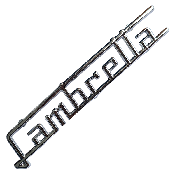 Emblema Lambretta Li 1960 A 1972 Cromado Metal Novo