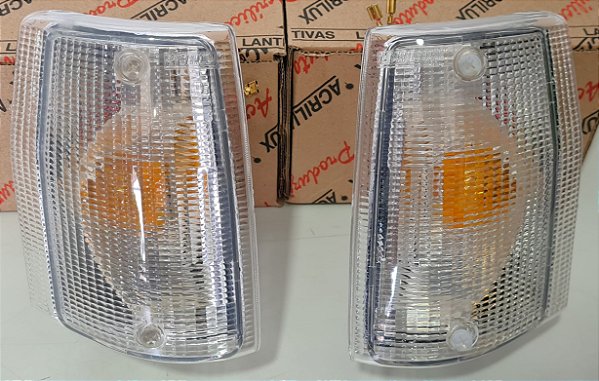 Par Lanterna Dianteira Uno 85 86 87 88 89 90 Premio Cristal