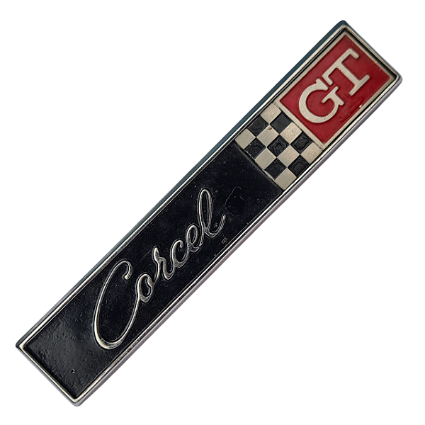 Emblema Placa Plaqueta Painel Tampa Porta Luva Corcel Gt !!!