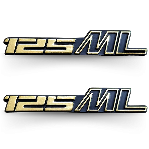 Emblema Tampa Lateral Ml 125 1983 A 1988 Modelo Original
