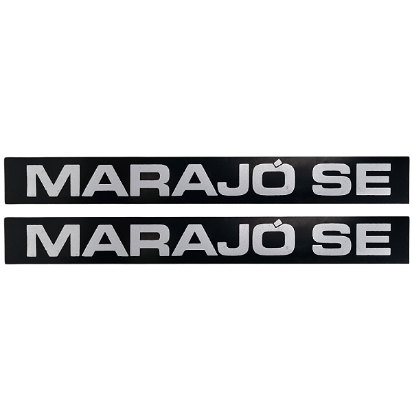 Emblema Plaqueta Lateral em Metal MARAJO SL 1980 1981 1982 1983 1984 1985 1986 1987 1988 1989