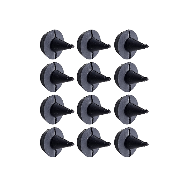 Kit com 12 Unidades Batentes Capô Lateral Chevrolet Linha D10 D20 C10 C20 A10 A20 Encaixe Perfeito e Durabilidade