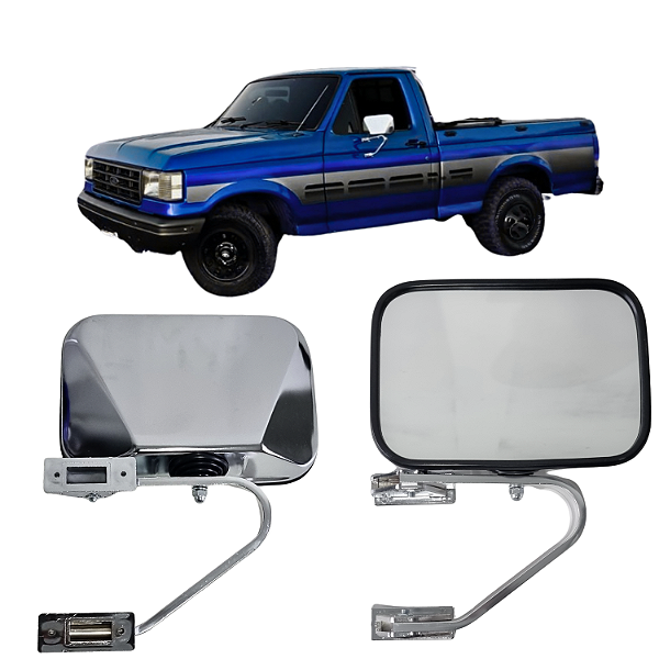 Retrovisor Estilo Americano Truck Mirror – Compatível com F1000, C10, D10, D20 e Caminhonetes Clássicas