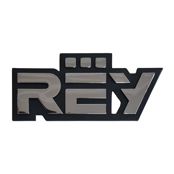 Emblema REY Original Ford 85EU-6242550-B Para Del Rey 1985 a 1991 — Peça De Época NOS Raríssima