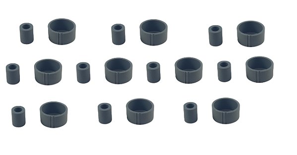 10X Borracha Rolete Epson L210 L220 L355 L375 L365 L395 L396 L455