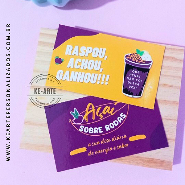 Raspadinha da sorte - Personalizada *