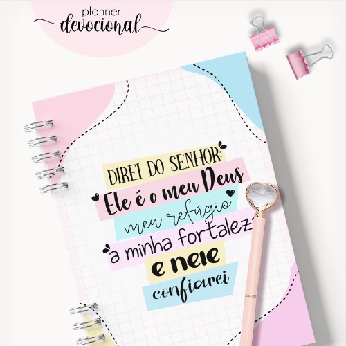 Planner Devocional Candy - Católica ou Evangélica