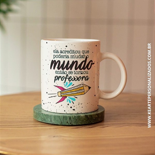 Caneca profissões - Professora