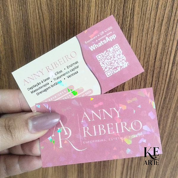 Cartão de visita: Holográfico