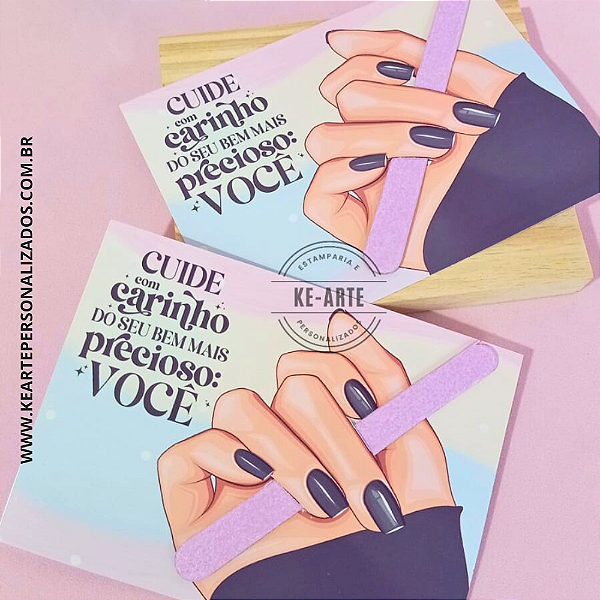 Card lixa de unha - 15 unidades | Mimo cliente