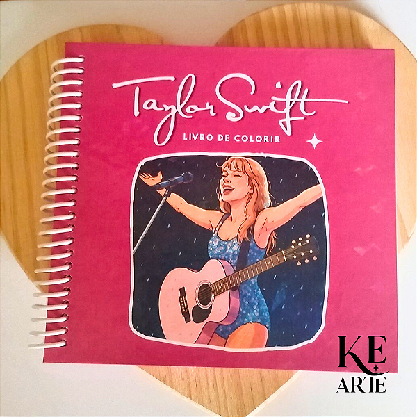 Livro de Colorir - Inspirado na Taylor Swift | Coleção Música