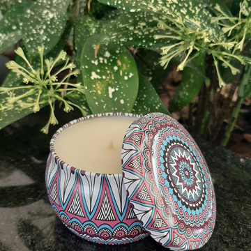 Vela Artesanal Aromática Cereja e Avelã 130g