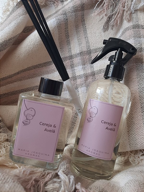 Kit Difusor Stick e Home Spray Cascas e Folhas