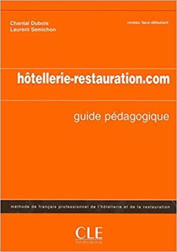 Hôtellerie-Restauration.com - Guide Pédagogique