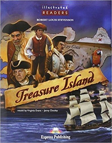 Treasure Island Illustrated Readers Book With CD