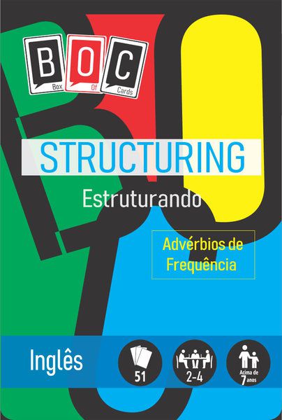 Structuring - Estruturando - Advérbios De Frequência - Box Of Cards - 51 Cartas