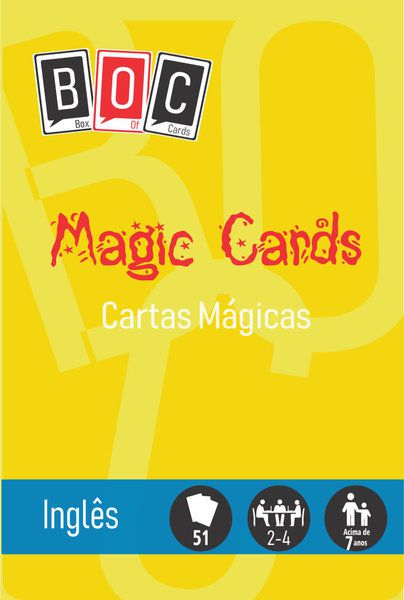 Magic Cards - Cartas Mágicas - Box Of Cards - 51 Cartas - Boc 3