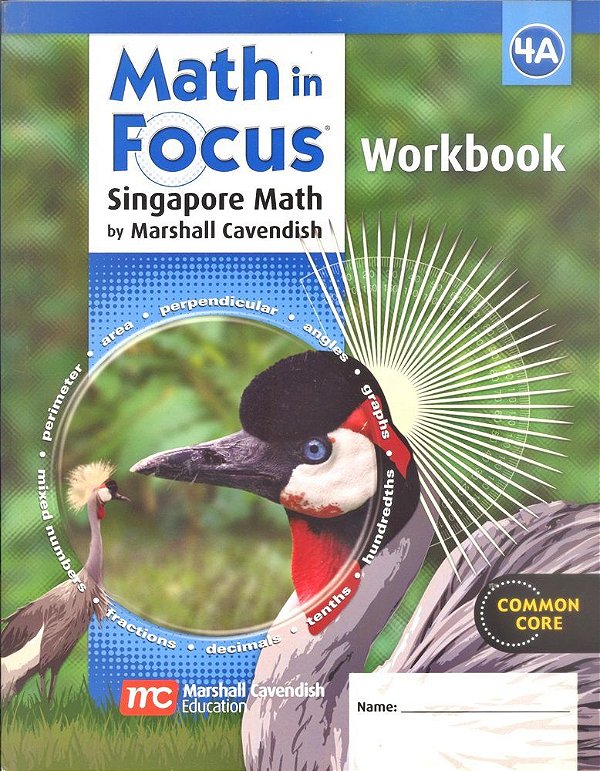 Math In Focus Singapore Math 4A Student Workbook Livraria Math in focus singapore math 4a student workbook livraria