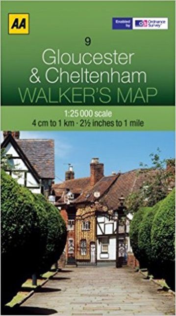 Walker's Map - Gloucester & Cheltenham