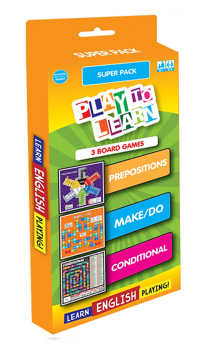 Play To Learn - Super Pack - Prepositions, Make/Do And Conditional - Play To Learn