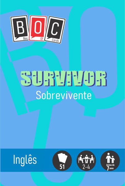 Survivor - Sobrevivente - Box Of Cards - 51 Cartas - Boc 2