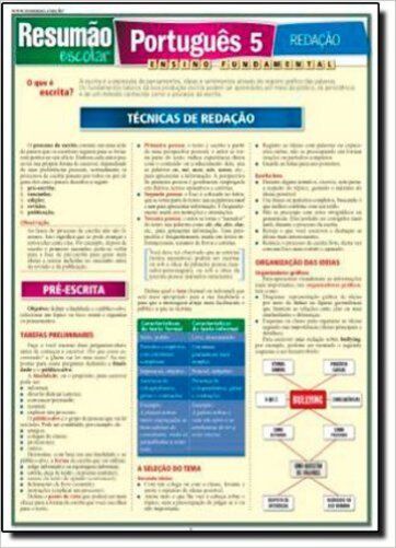 Resumão Escolar - Português 5 - Redação