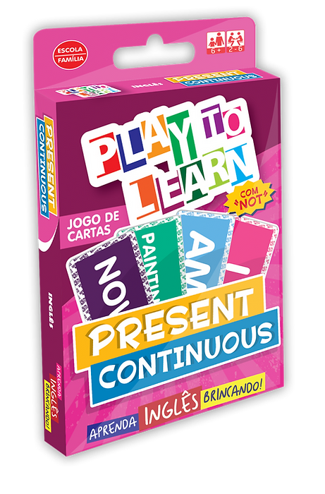 Play To Learn - Present Continuous - Jogo De Cartas