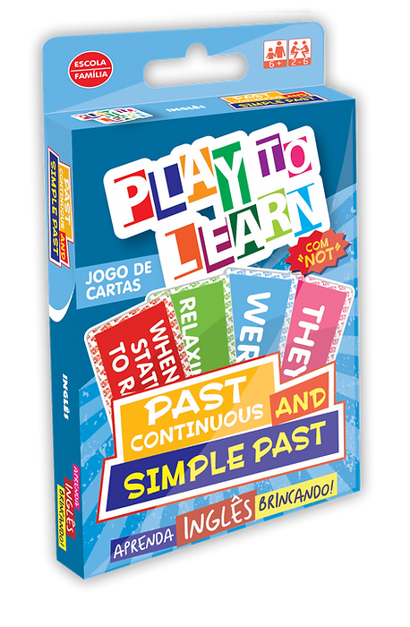 Play To Learn - Past Continuous And Simple Past - Jogo De Cartas