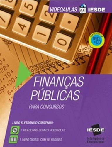 Finanças Públicas Para Concursos - Vídeoaula Iesde - CD-ROM E Dvd