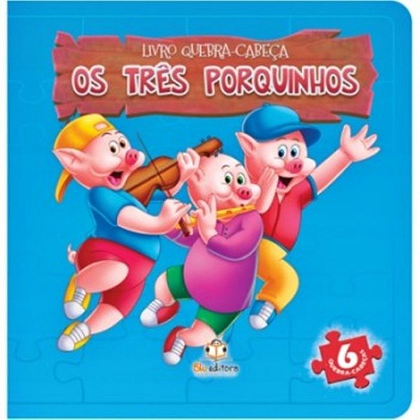 Os Tres Porquinhos - Livro Quebra-Cabeça