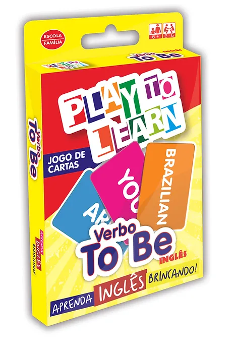 Play To Learn - Verbo To Be - Jogo De Cartas