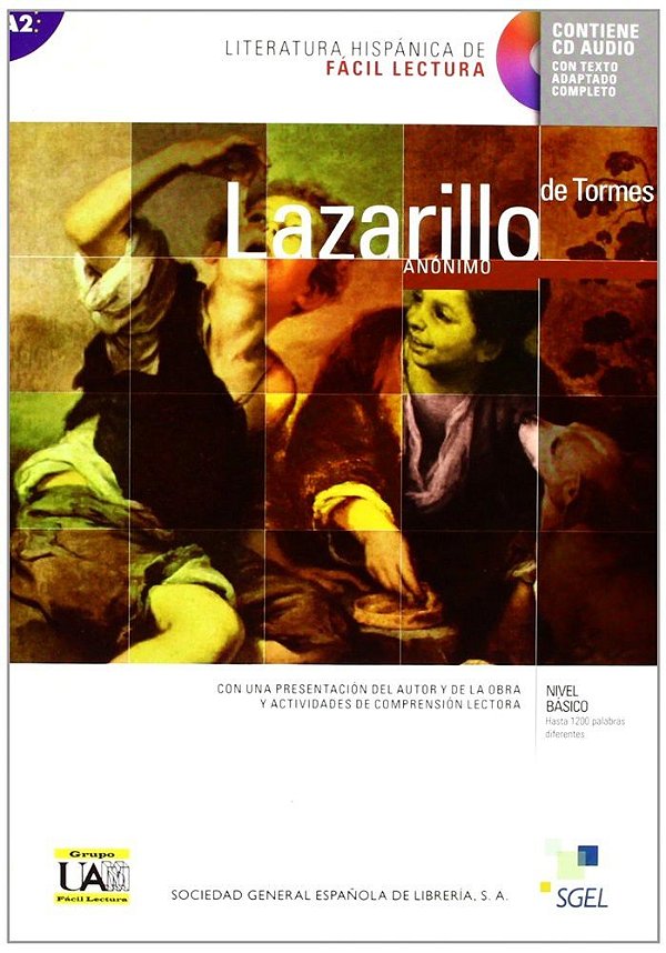 El Lazarillo De Tormes - Literatura Hispánica De Fácil Lectura - Nivel A2 - Libro Con CD Audio