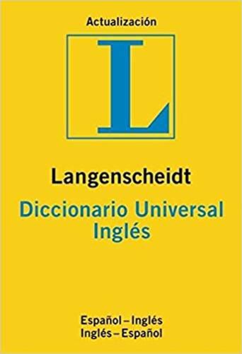 Langenscheidt Diccionario Universal Ingles - Esp/Ing/ing-Esp