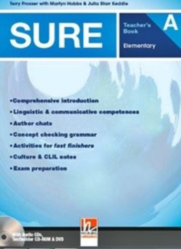 Sure Elementary A - Teacher's Book And E-Zone With Class Audio CD (Pack Of 2) +Dvd - British English