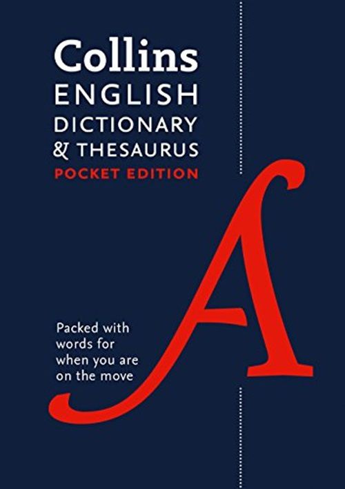 Collins English Dictionary And Thesaurus - Pocket Edition - Seventh Edition