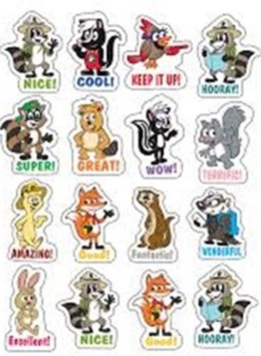 Ranger Rick Stickers - 96 Stickers - Tcr3460