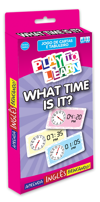 Play To Learn - What Time Is It? - Jogo De Cartas