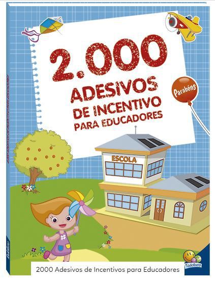 2000 Adesivos De Incentivo Para Educadores