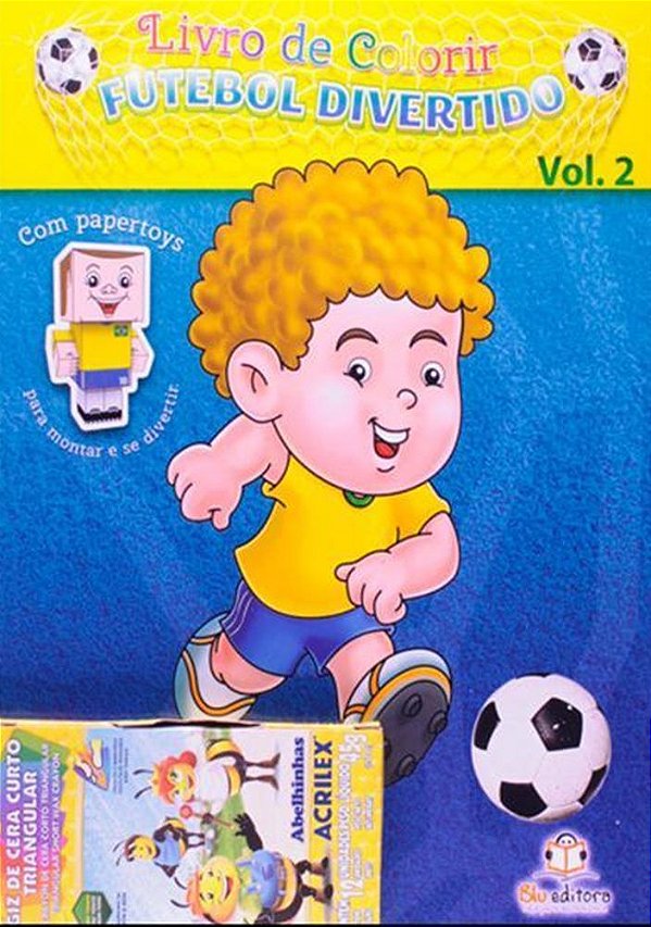 Futebol Divertido - Volume 2 - Livro De Colorir