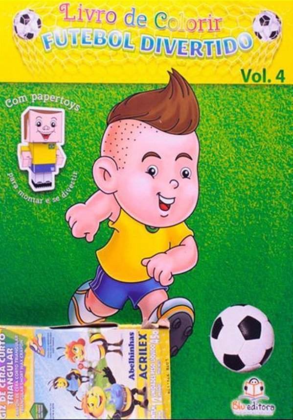 Livro de colorir Futebol Divertido: Vol. 4