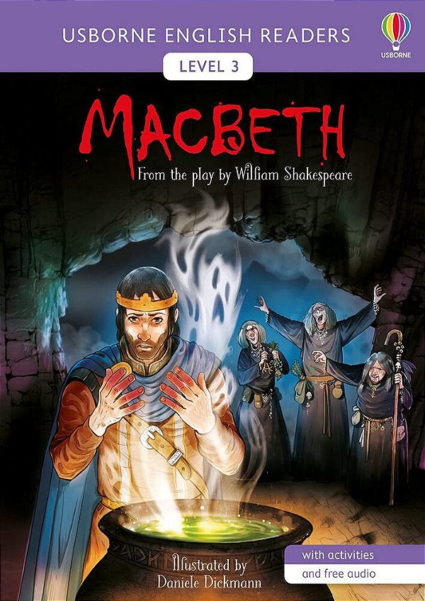 Macbeth - Usborne English Readers - Level 3 - Book With Activities And Free Audio