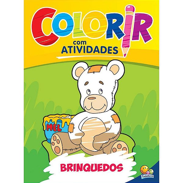 Colorir Com Atividades: Brinquedos