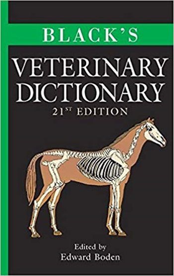 Black's Veterinary Dictionary - 21St Edition (Hardback)