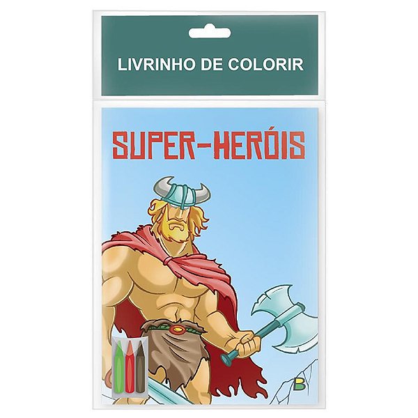 O Incrível Livro De Super-Heróis Para Colorir - Livro De Colorir