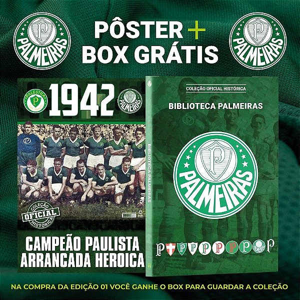 Coleção Oficial Histórica Palmeiras Edição 01 - Campeão Paulista De 1942