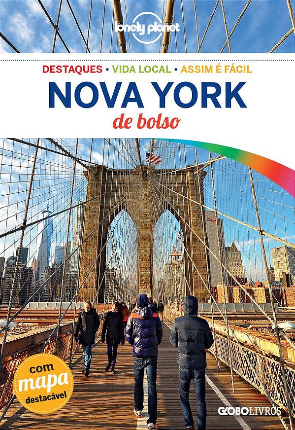 Guia Lonely Planet Nova York De Bolso - Com Mapa Descartável